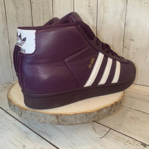 Adidas Pro Model Shoes Boys Sz 5.5 Basketball AC8108 Red Night Sneakers - Picture 5 of 8